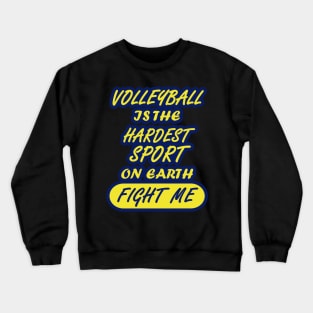 Volleyball Flags Funny Team Beach Volleyball Crewneck Sweatshirt